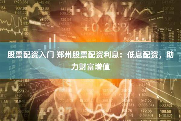 股票配资入门 郑州股票配资利息：低息配资，助力财富增值